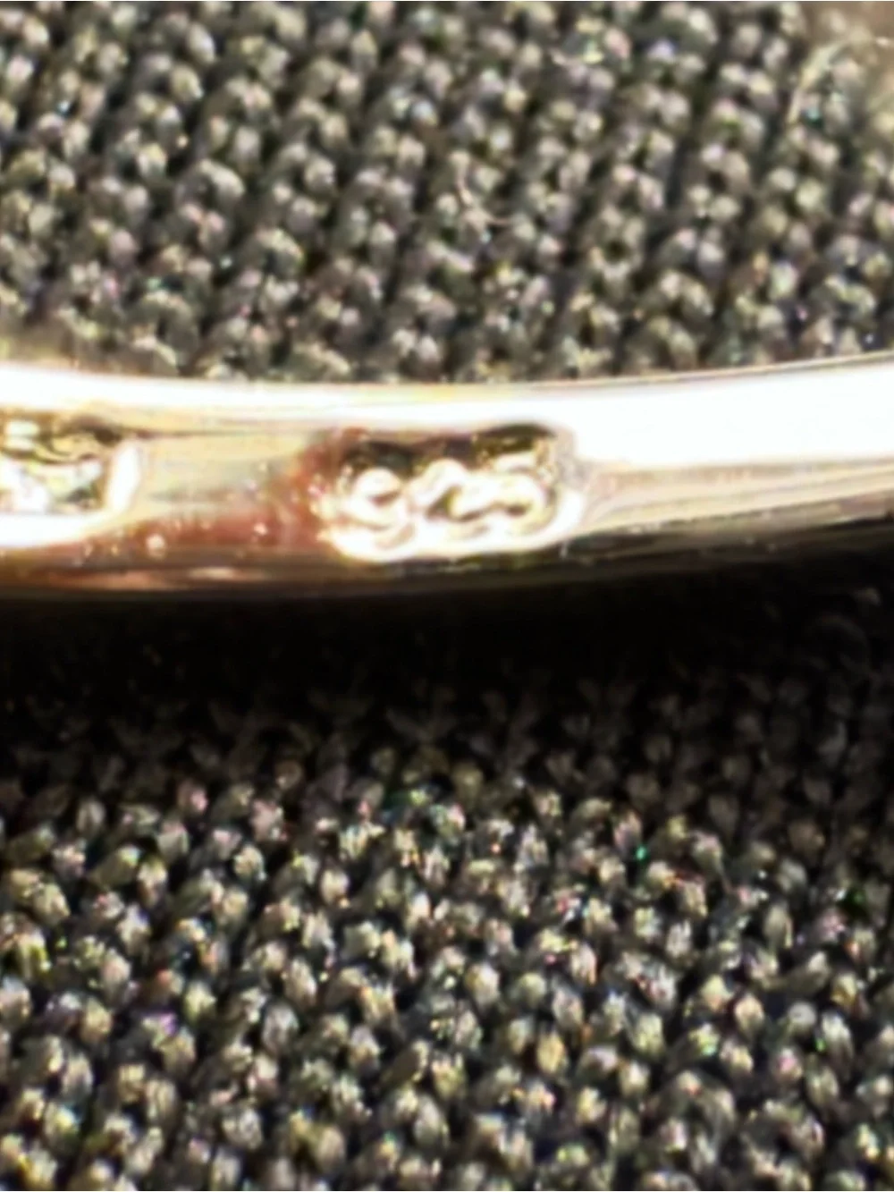 Sterling Silver 925 Two-Tone CZ Halo Ring - Gold Vermeil Bezel - Size 8.75